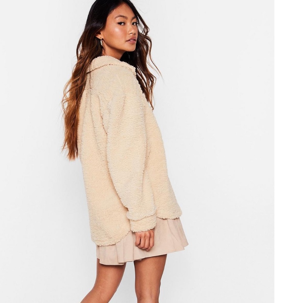 Oversized Sherpa jacket - Picture 4 of 6